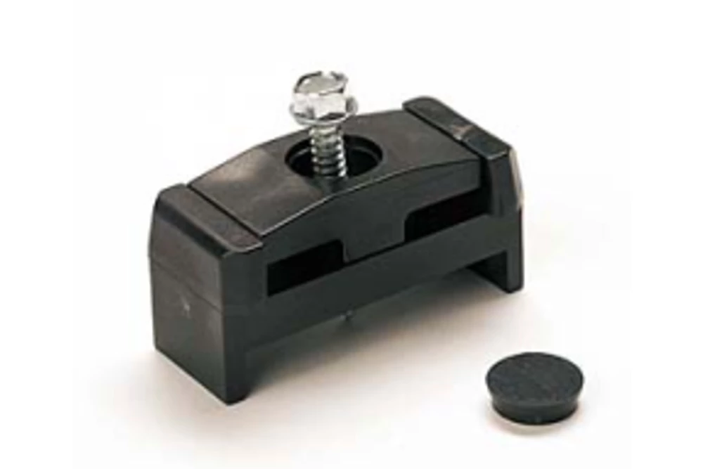 Kép 1/2 - 2D Műanyag kerítésrögzítő bilincs 60x40mm-es oszlophoz