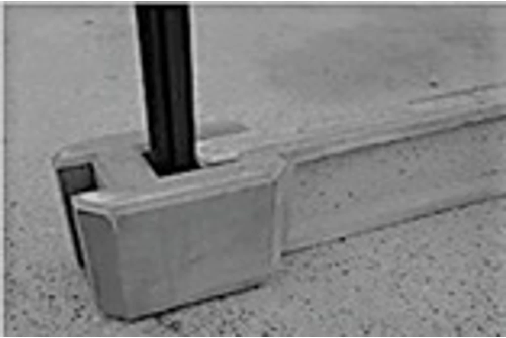 Kép 2/2 - Kerítéshez egyenes összekötő elem