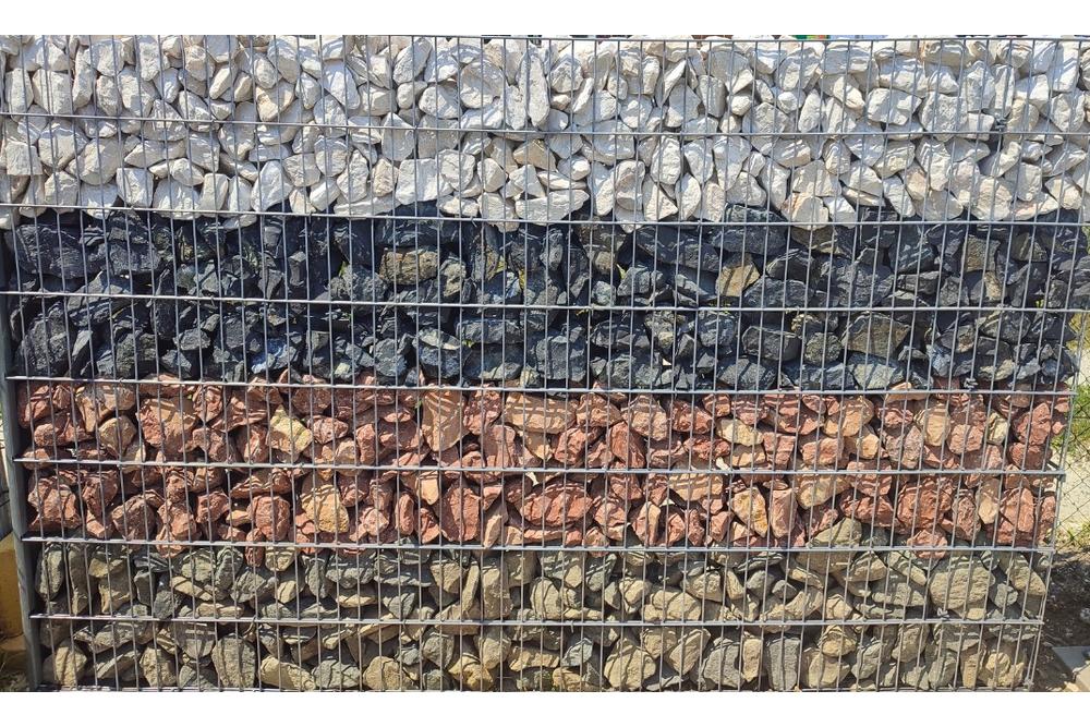 Gabion kerítésfal (betonra csavarozható) (2500 x 2030 x 190 mm) Gabion kerítésfal (betonra csavarozható) (2500 x 2030 x 190 mm)