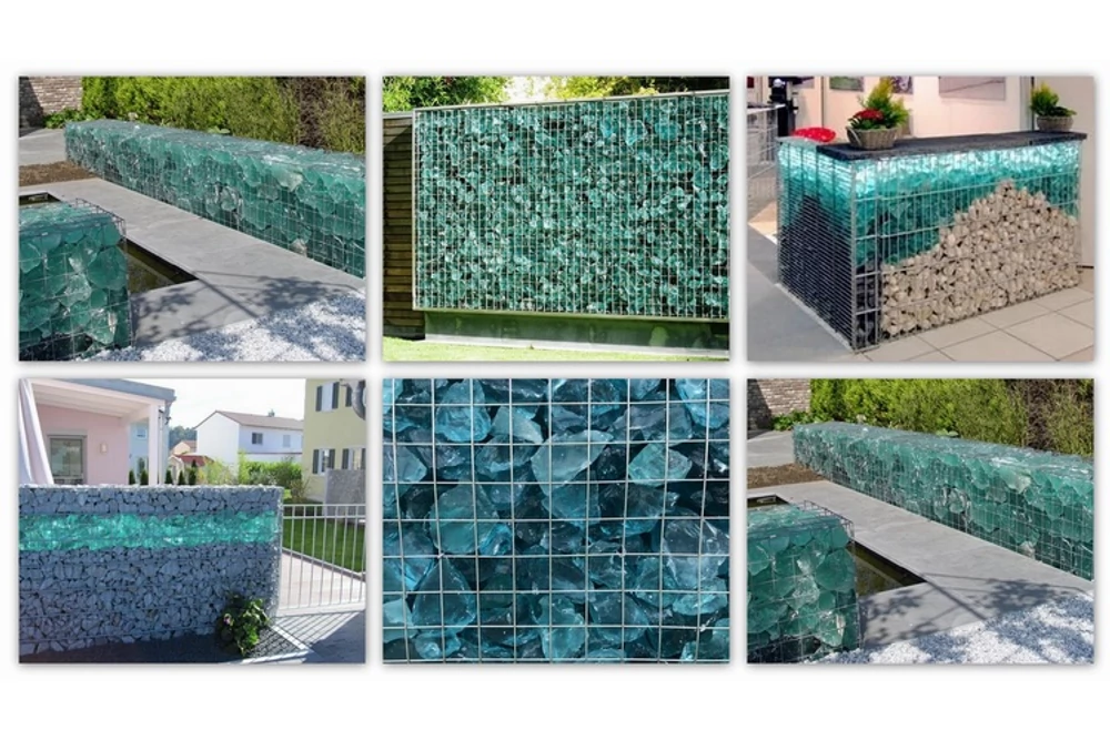 Kép 2/24 - OCEAN BLUE ÜVEGSZIKLA, ÓCEÁN KÉK (8-15 CM) (1000 KG)