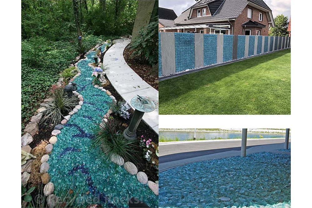 Kép 16/24 - OCEAN BLUE ÜVEGSZIKLA, ÓCEÁN KÉK (8-15 CM) (1000 KG)