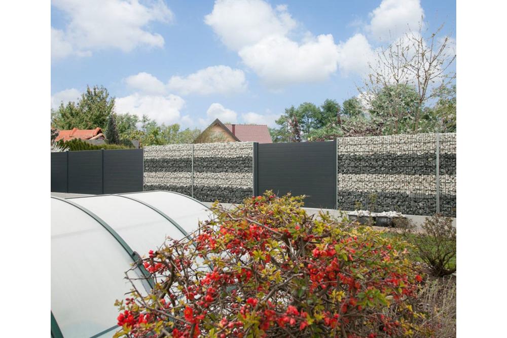 Gabion kerítésfal (betonra csavarozható) (2500 x 1830 x 190 mm) Gabion kerítésfal (betonra csavarozható) (2500 x 1830 x 190 mm)