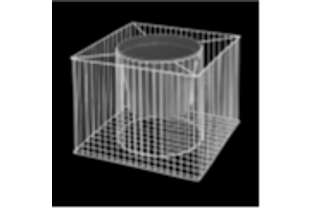 Gabion Horganyzott Virágtartó duplafalú (henger-kocka), szürke (320 mm - 480 x 480 mm) Gabion Horganyzott Virágtartó duplafalú (henger-kocka), szürke (320 mm - 480 x 480 mm)