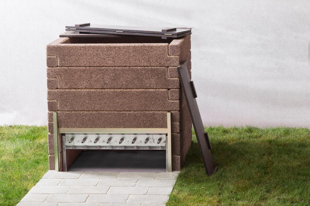Durisol Prémium Komposztáló + Fedél, leier (120x120 cm) Durisol Prémium Komposztáló + Fedél, leier (120x120 cm)