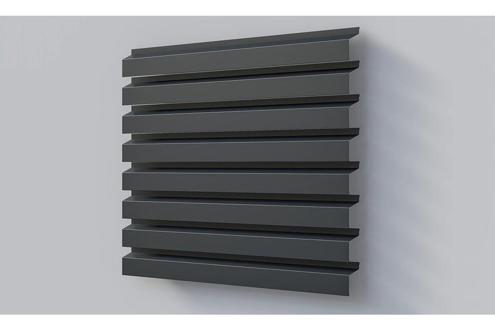 T38 DAKO LINE SZÖGLETES ACÉL KERÍTÉSLÉC, fényes, antracitszürke (RAL 7016), zensteel (1500 x 97 x 0,40 - 0,55 mm) KÉTOLDALAS T38 DAKO LINE SZÖGLETES ACÉL KERÍTÉSLÉC, fényes, antracitszürke (RAL 7016), zensteel (1500 x 97 x 0,40 - 0,55 mm) KÉTOLDALAS