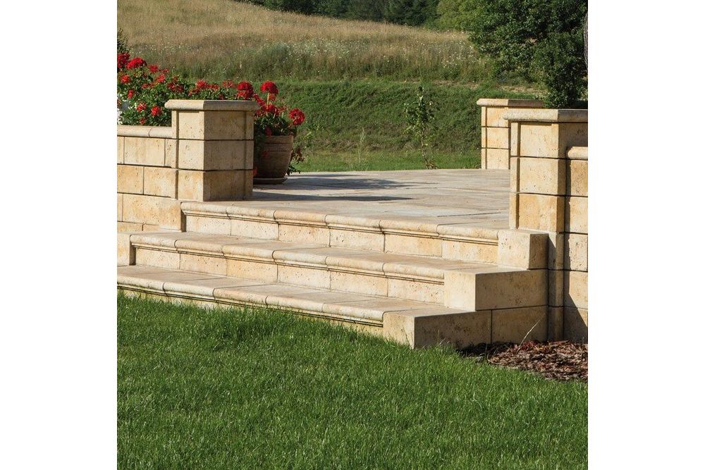 Bradstone Travero lépcsőelem, homokkő, semmelrock (40 x 35 x 15 cm) Bradstone Travero lépcsőelem, homokkő, semmelrock (40 x 35 x 15 cm)