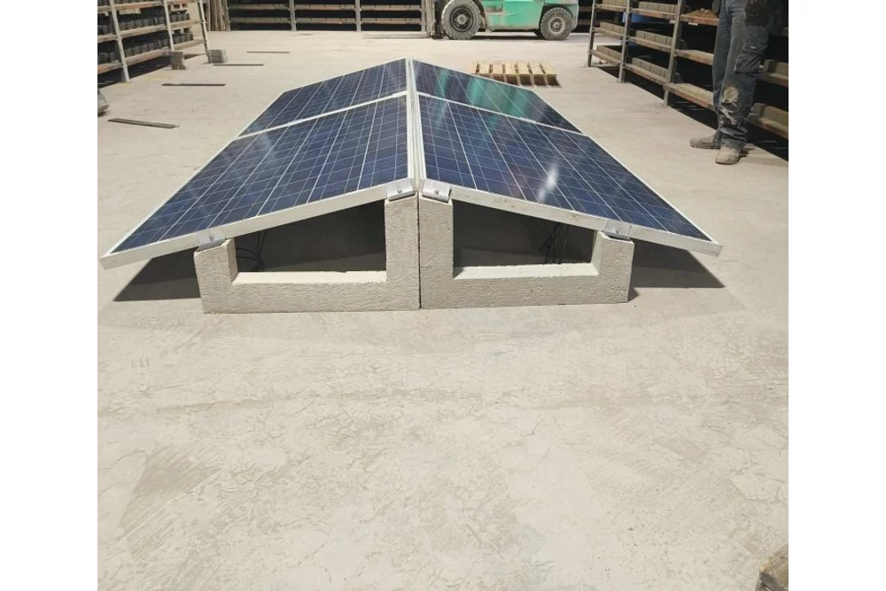 Kép 2/6 - BETON NAPELEMTARTÓ, EGOM-KŐ 