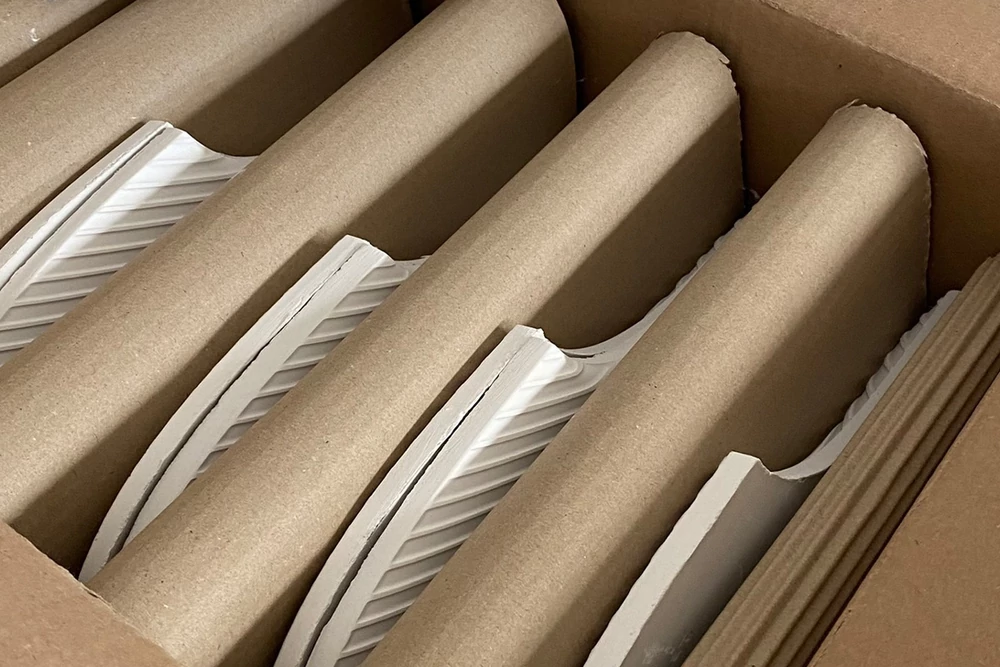 Kép 9/11 - AERO MŰKŐ BELTÉRI FALBURKOLAT,  FEHÉR, BABÓ KŐBURKOLATOK  (13,3X29,9X0,8-1,6 CM)