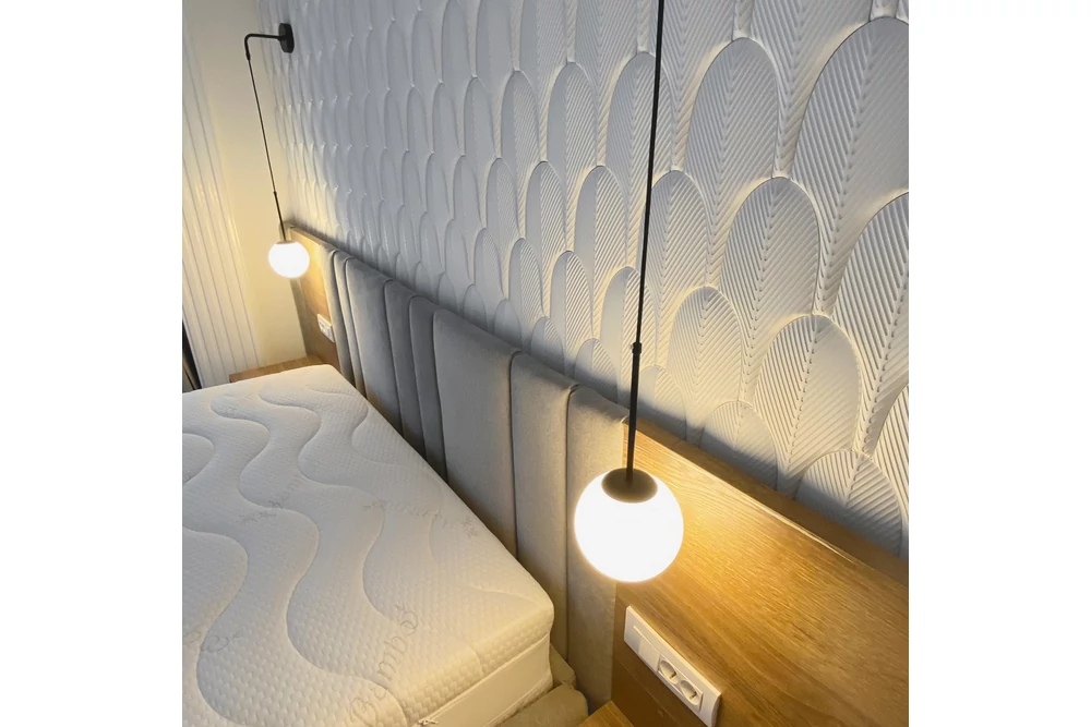 Kép 5/11 - AERO MŰKŐ BELTÉRI FALBURKOLAT,  FEHÉR, BABÓ KŐBURKOLATOK  (13,3X29,9X0,8-1,6 CM)