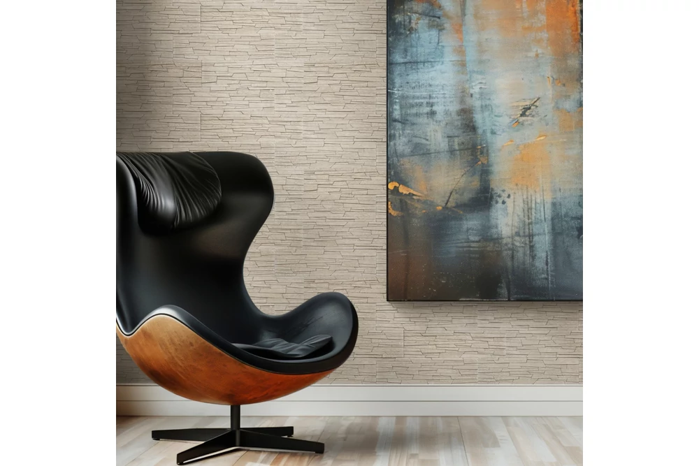 Kép 3/4 - IMPULS IVORY MŰKŐ BEL ÉS KÜLTÉRI FALBURKOLAT,  FEHÉR, BABÓ KŐBURKOLATOK (36,8X9,8X1-1,7 CM)