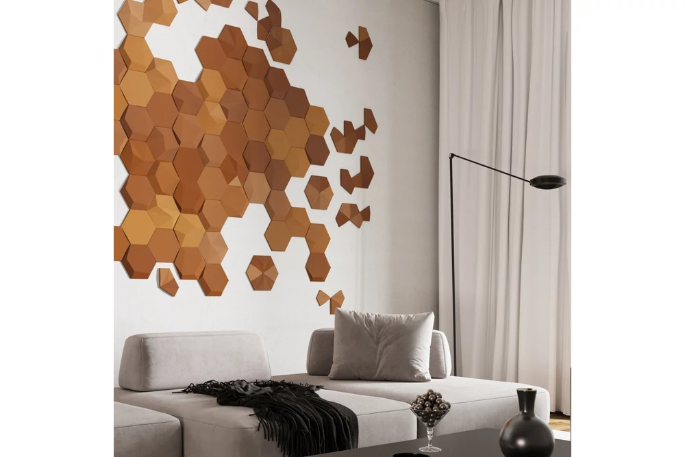 Kép 2/5 - VIVORA MŰKŐ BELTÉRI FALBURKOLAT,  FEHÉR, BABÓ KŐBURKOLATOK  (23,6X27,3X2,8 CM)