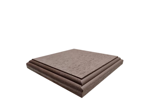 WPC kerítés oszlop kalap barna