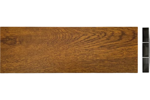 Fa hatású alumínium kerítés aranytölgy színben