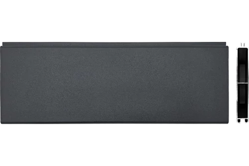 Zárt alumínium kerítés antracit színben