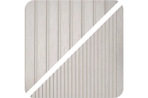 WPC kerítés bordázott fehér tölgy 2,9m