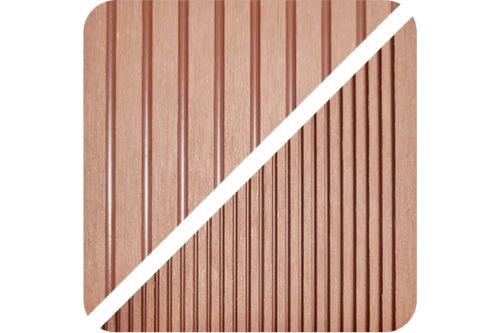 WPC kerítés bordázott vörösfenyő 2,9m 