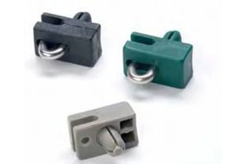 Beüthetős műanyag drótrögzítő rozsdamentes kampóval			