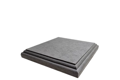 WPC kerítés oszlop kalap világos antracit