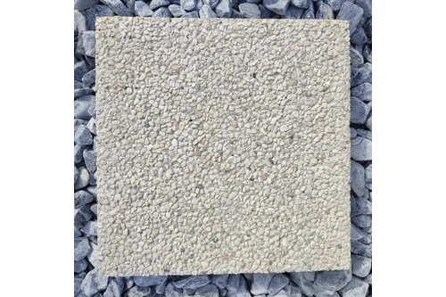 Járdalap, mosott felületű, mészkőfehér, egom-kő (40 x 40 x 5,5 cm)