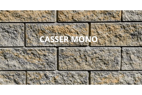 Casser Mono alapelem, egy oldalról roppantott, dolomit