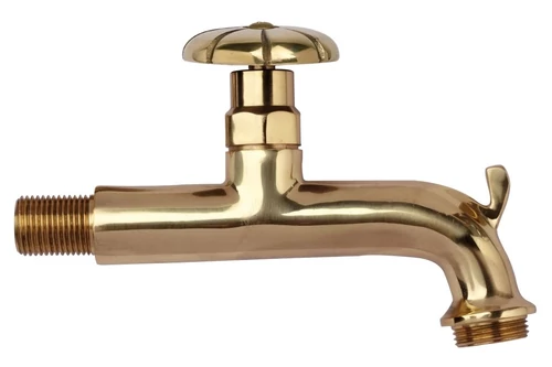 RÉZ KIFOLYÓ CSAP, TEKERŐS, FÉNYES (1/2)