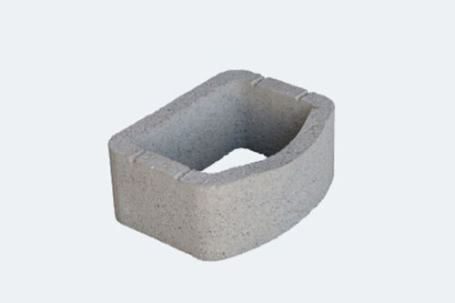 szürke beton támfal elem