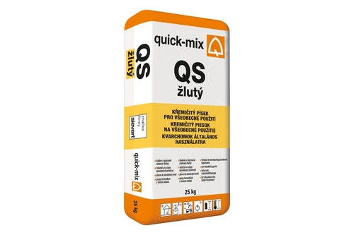 QS kvarchomok, sárga, quick-mix (25 kg)