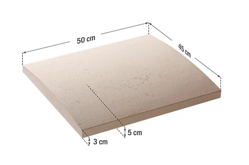 RÓMA KERÍTÉS KÖZTES FEDLAP ROYAL (DOMBORÚ), SILVER/SZÜRKE, STARSTONE, (50X45 CM)