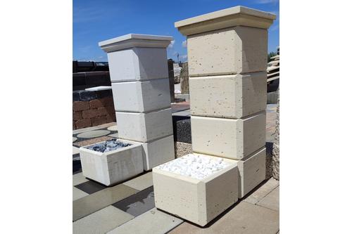 Kerti kút elemek, beige, Start Stone (30x30x90 cm)