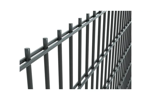 Duplaszálas színezett kerítéselem (2506x1030 MM) (6/6/5-200X51MM)