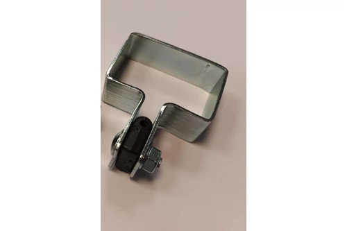 Kerítés rögzítő bilincs 60x40mm-es oszlophoz – vég