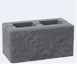Hasított Kerítésrendszer, normálkő, nero, betonepag (40 x 20 x 20 cm)