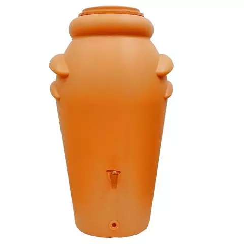 AMFÓRA terracotta műanyag esővízgyűjtő (350 literes)