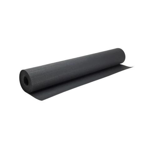 GUMILEMEZ FITNESS, FEKETE, 6MM VASTAG (1,25X5 M)