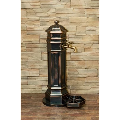 FALIKÚT, ÁLLÓ, PISA, ANTIKOLT, BRONZ (32X48X89 CM)