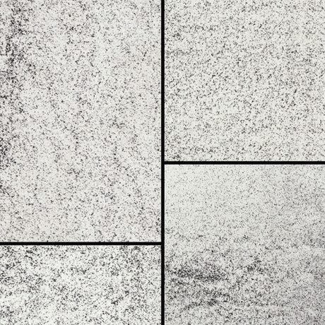 Umbriano Lapburkolat, gránitszürke-fehér, semmelrock (60 x 30 x 3,8 cm)