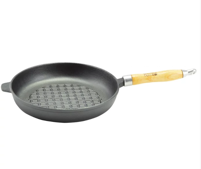 ÖNTÖTTVAS GRILL SERPENYŐ, KEREK (24 CM) 