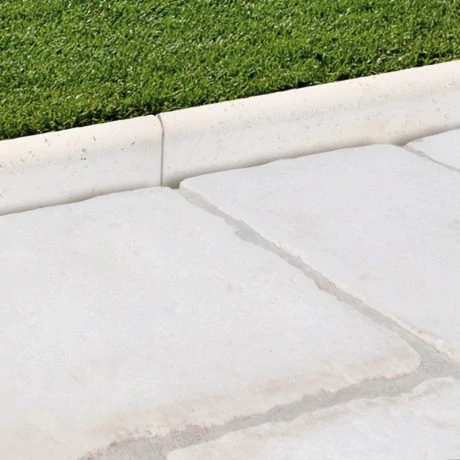 BRADSTONE OLD TOWN KERTI ÉS JÁRDASZEGÉLY, MÉSZKŐFEHÉR, SEMMELROCK  (60X15X4 CM)