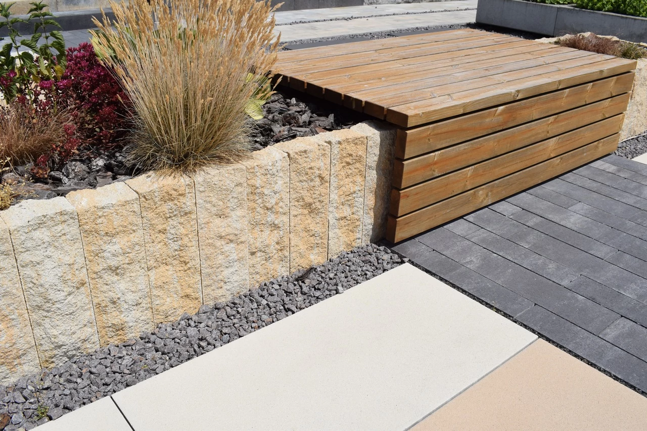 PALISZÁD SZEGÉLY ARCADIA, HOMOK, CITYSTONEDESIGN (15x10x50 CM)