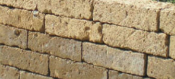 Tufa Blokkelem, homok (37 x 20 x 11 cm)